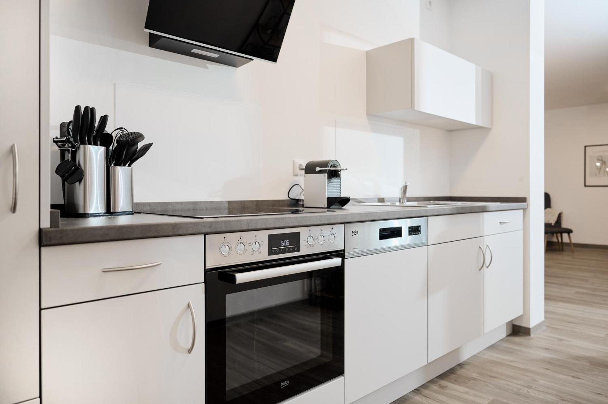 Moderne Apartments Mit Highspeed-Wlan Und Gratis-Tiefgarage Ihr Perfekter Rueckzugsort Nahe Dem Zentrum Und Der Therme I Barrierearm Bad Kissingen Exterior photo